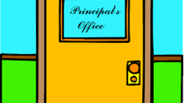 Principals door